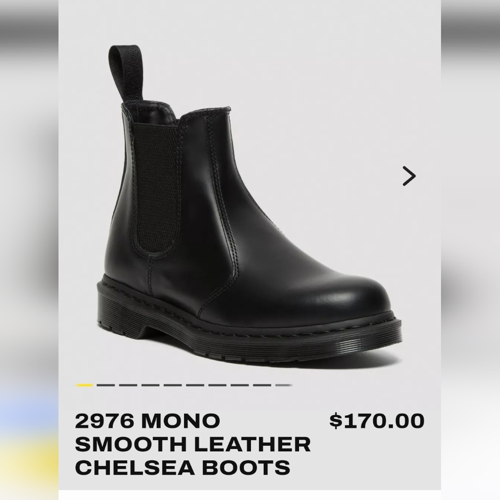 Dr. Martens 2976 Mono Smooth Leather Chelsea Boots